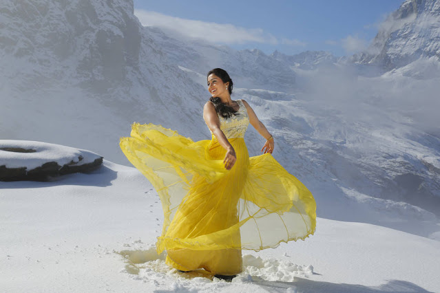 Regina Cassandra Stills From Telugu Movie In Yellow Dress 110